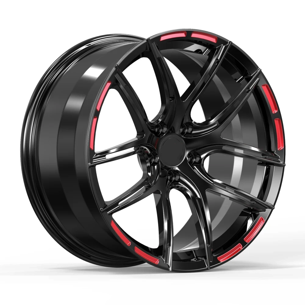 GVICHN DESIGN G18 split five spoke 18 19 20 21 22 inch five hole design forged alloy rims custom car wheels