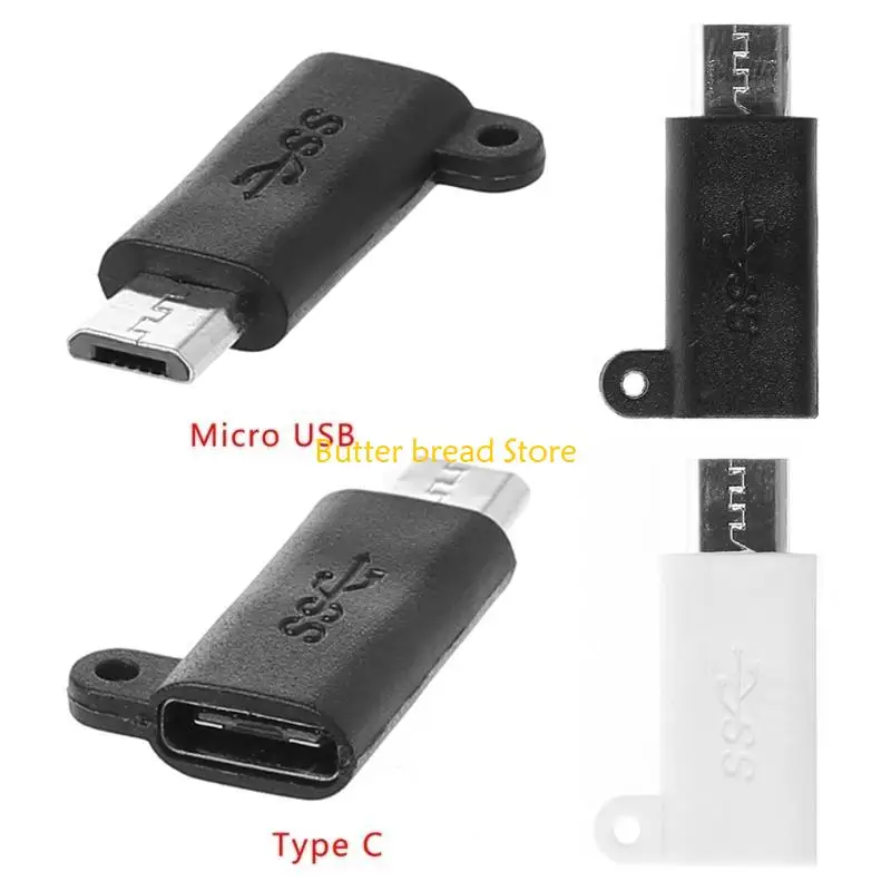 W89C عالي الجودة Micro Micro USB 2.0 ذكر إلى USB 3.1 النوع C محول بيانات الإناث