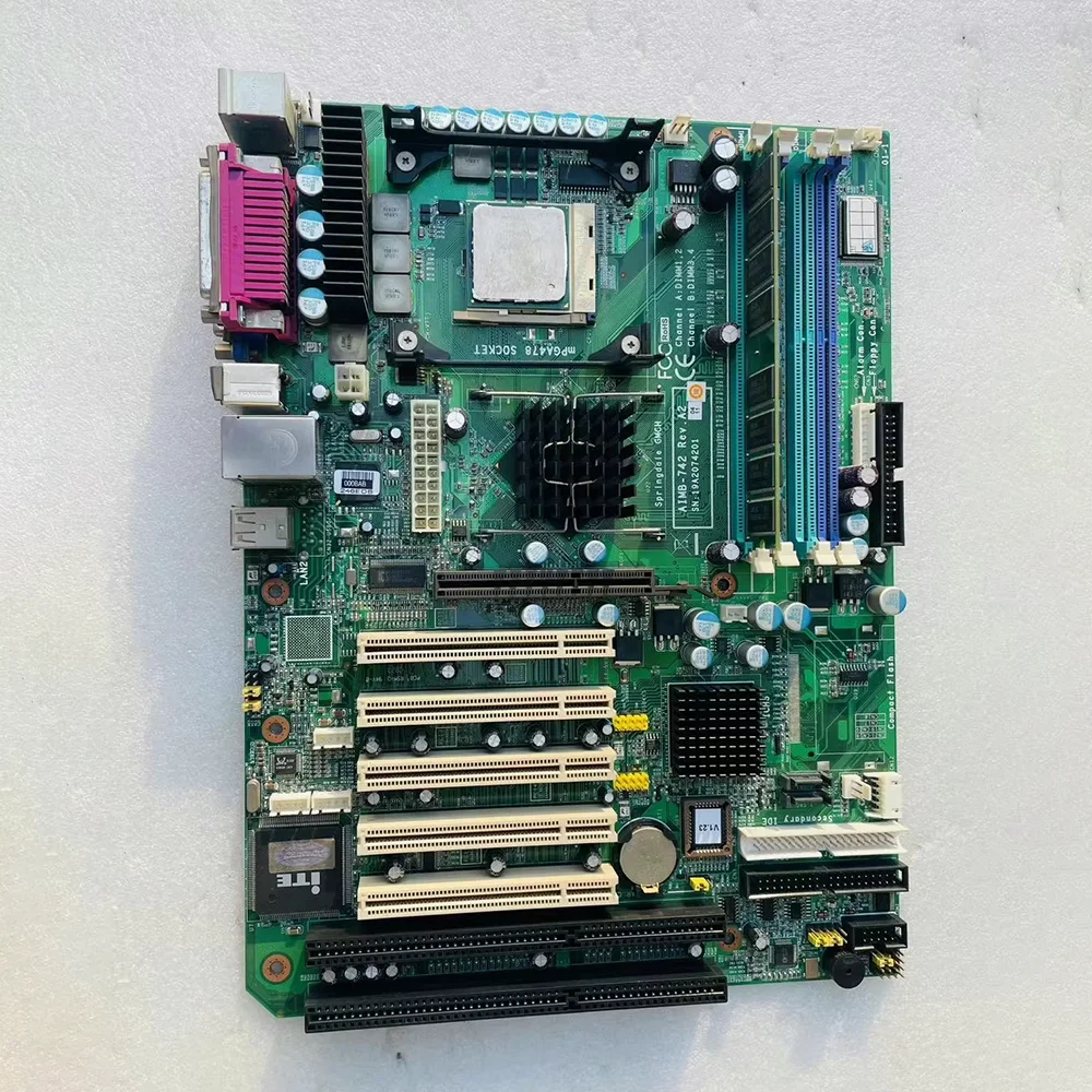 

Серверная материнская плата промышленной платы управления для ADVANTECH AIMB-742 AIMB-742VE REV A2 2 *ISA LGA478
