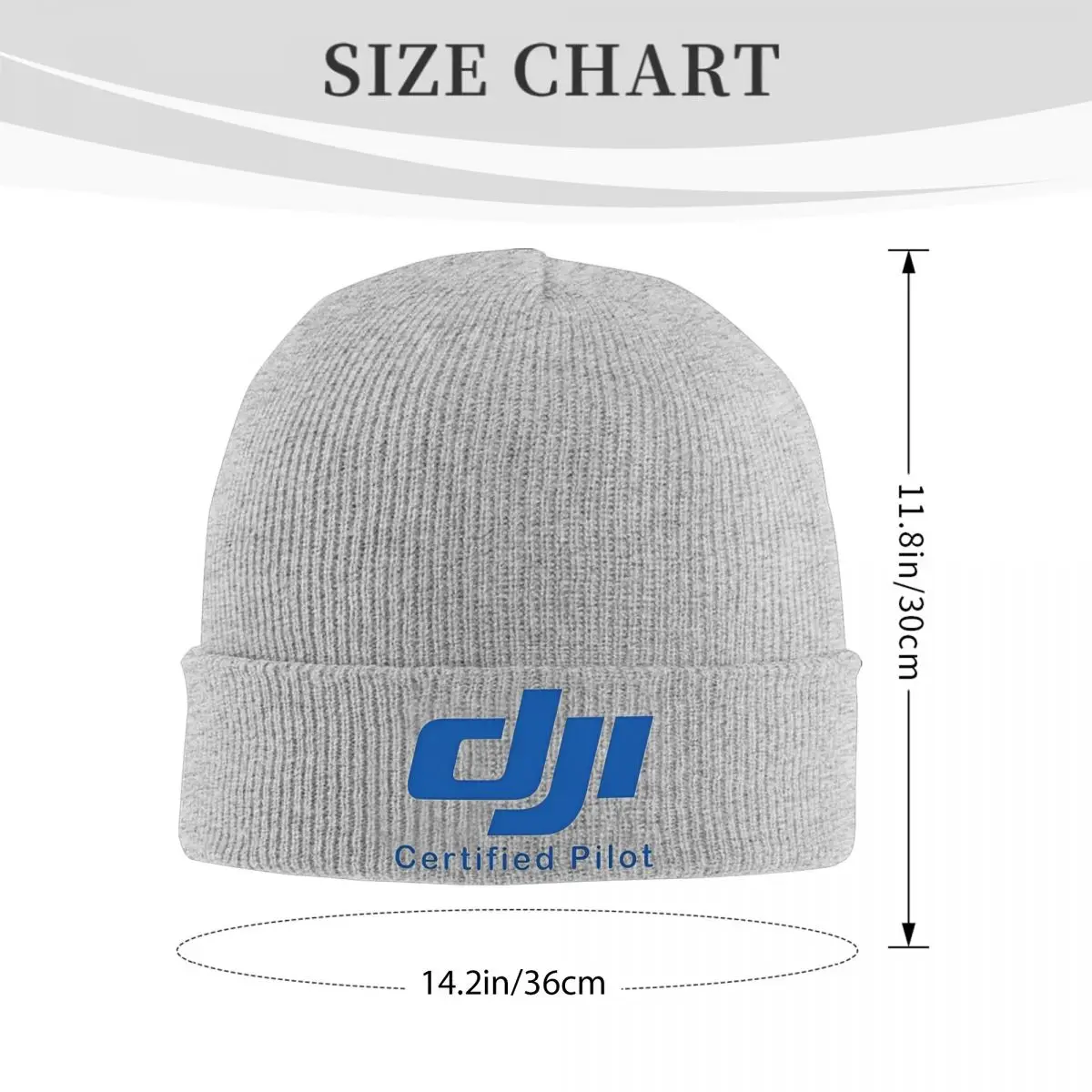 Dji Drone Pilot Hoeden Herfst Winter Beanie Baggy Caps Dames Heren Gebreide Caps