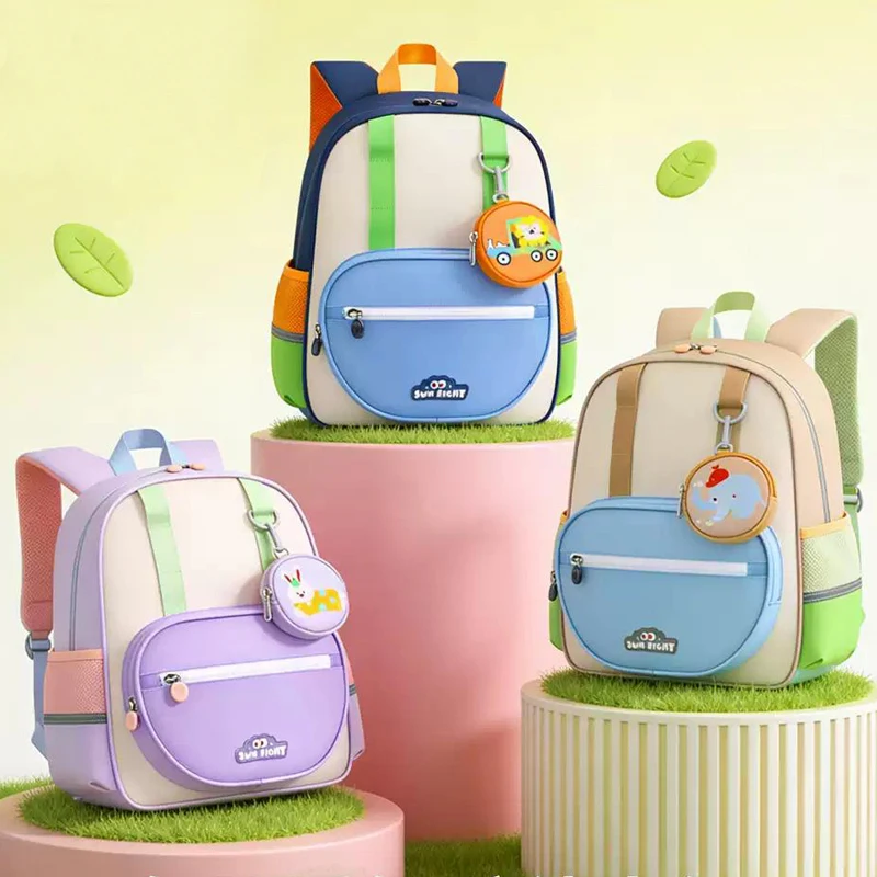 

SUN EIGHT 14inch kindergarden School Backpacks Children Satchels School Bags Carton Lovely Bag