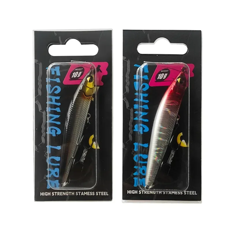 1Pcs Sinking Pencil Fishing Lures 10g 15g 20g 26g Long Casting Wobbler Artificial Hard Baits Saltwater Winter Sea Fishing Tackle