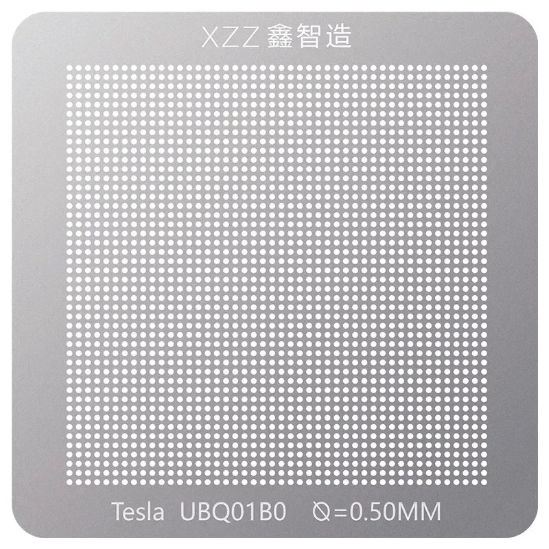 Car Chip UBQ01B0 Magnetic BGA Reablling Stencil For Repair Tin Planting Platfrom Soldering Steel Mesh