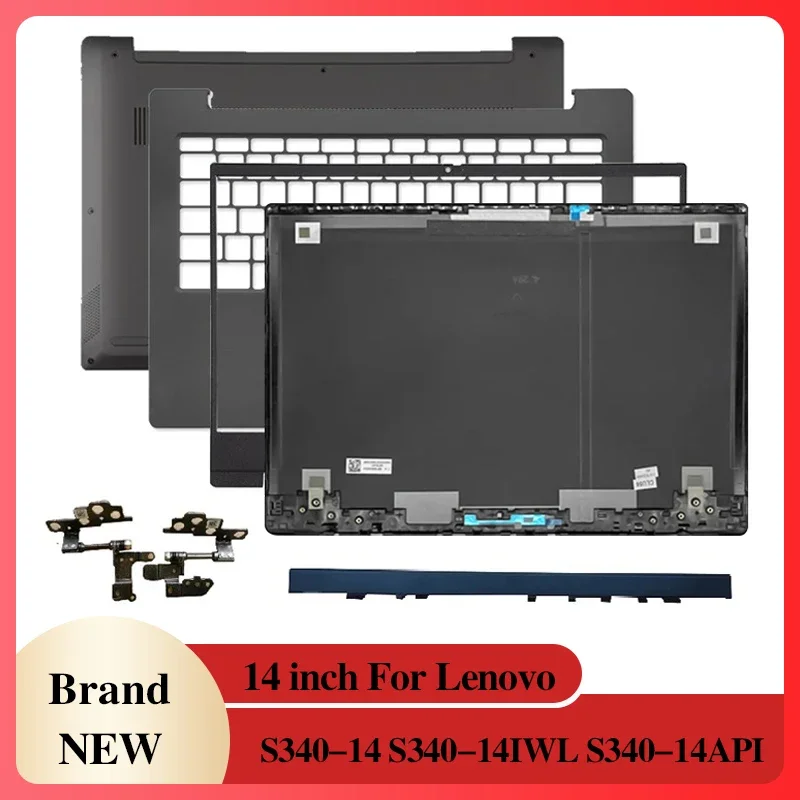 

NEW Laptop 2019 LCD Back Cover/Front Bezel/Hinges/Palmrest Keyboard/Bottom Case For Lenovo IdeaPad S340-14 S340-14IWL S340-14API