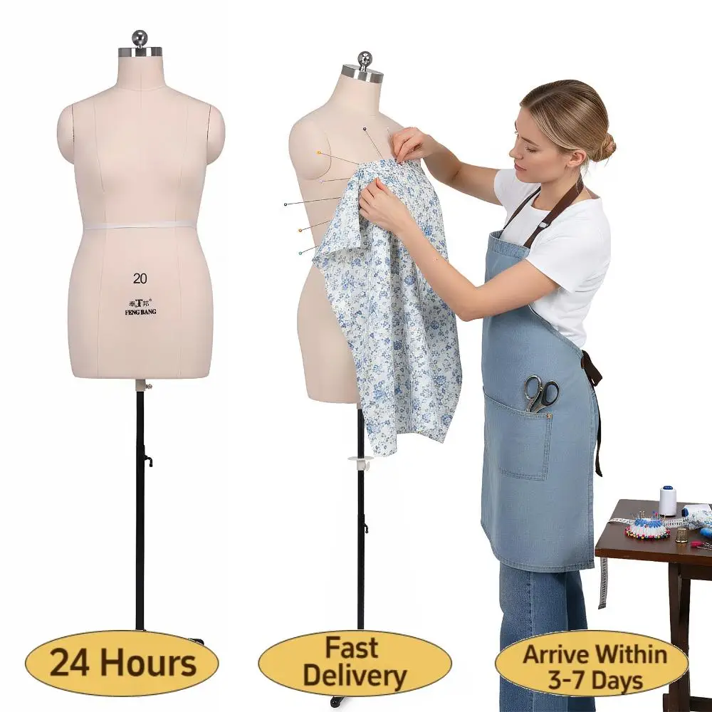 

Женский манекен-торс для шитья, регулируемый по высоте, с металлической подставкой для демонстрации в розничных магазинах и бутиках