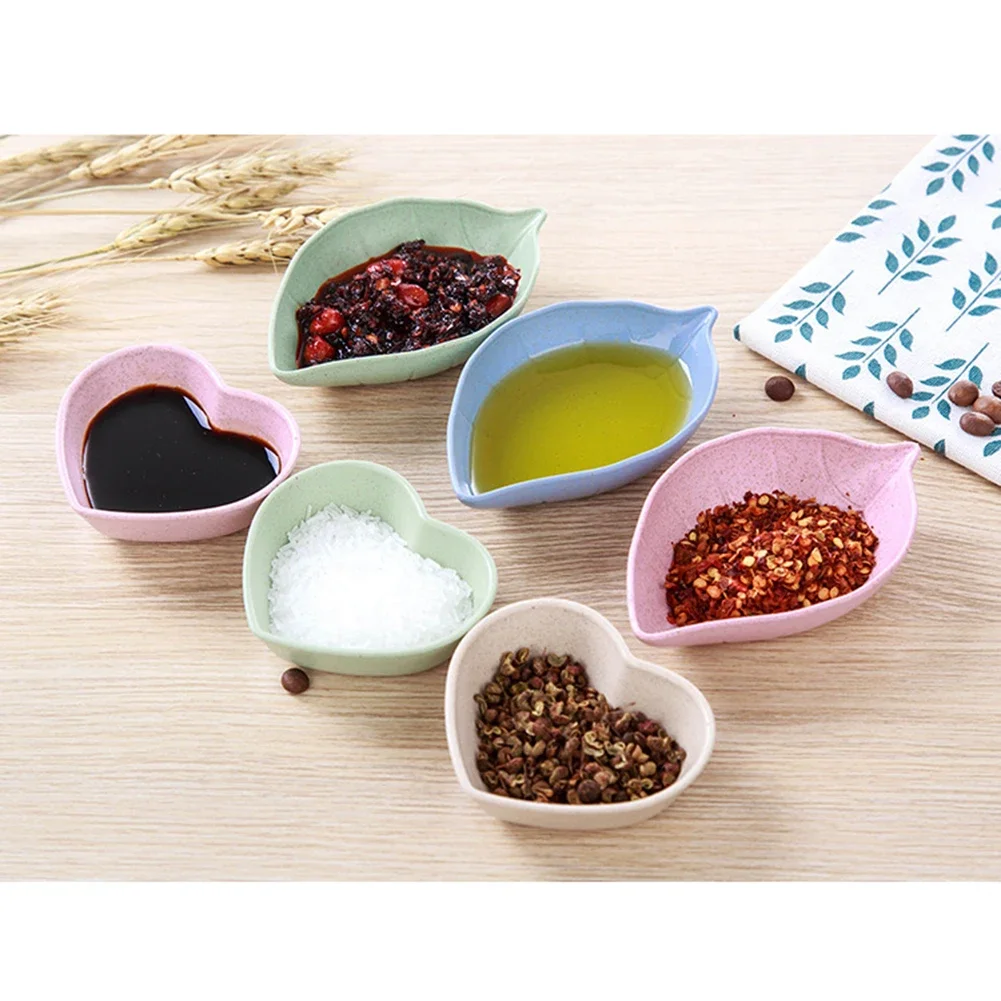 Food Storage Containers Set Of 4 Small Mini Straw Dipping Dishes Dip Bowls Sauce Dish Condiment Useful Things For Kitchen