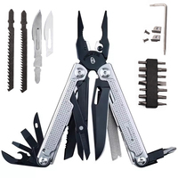 Multitool Plier Folding Knife Camping Pocket EDC Multi Tools Multifunctional HX Outdoors Repalceable Saw Blade Stainless GQ-25