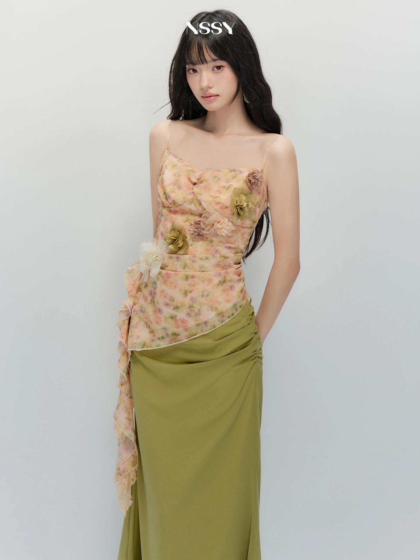 

Модный летний пляжный комплект из двух предметов: топ и брюки с V-образным вырезом и молнией, для женщин