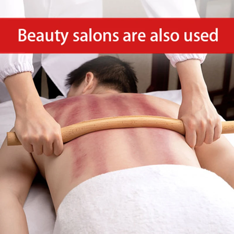 4 Pcs Gouache Scraper Stick For Back Shoulder Neck Waist Leg Scraper For Gouache Massage Made From Natural  Wood  Massage  Tools