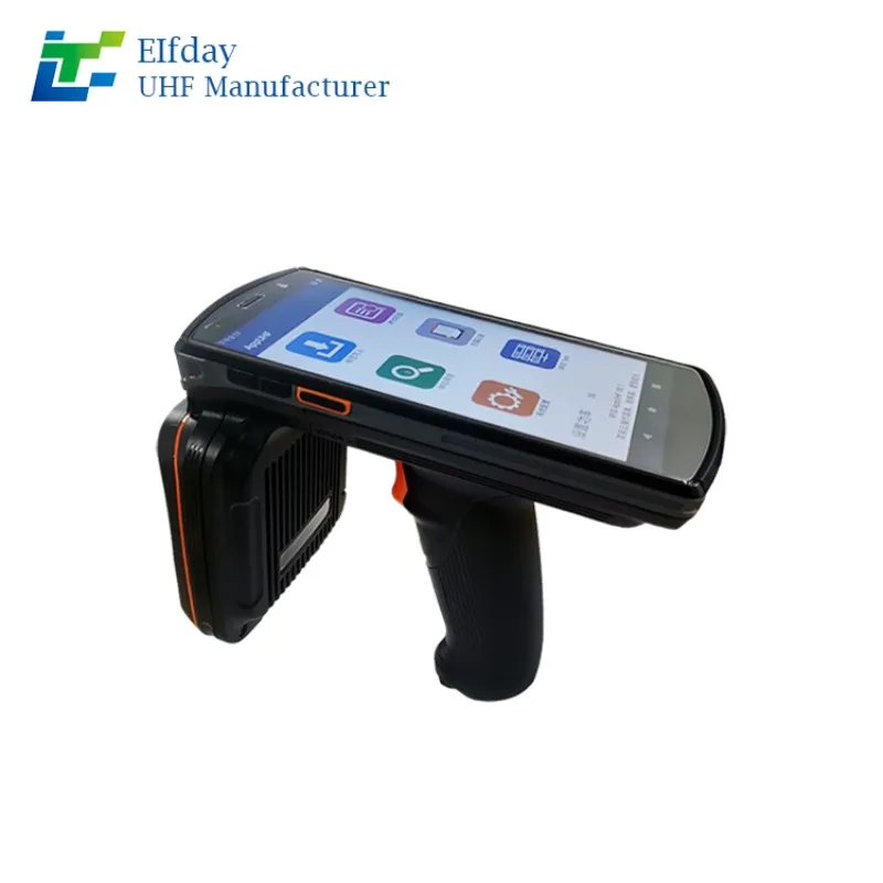[Hot Sale]Handheld Mobile Impinj E710 UHF RFID 860-960MHz 18000-6C ABS Android 25M Reader Writer Scanner For Jewelry Inventory T