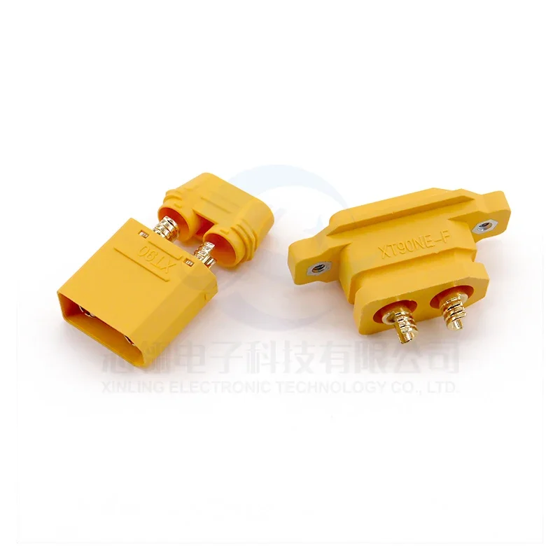 XT90NE-F fixed male and female plug gold-plated aircraft model power lithium battery ESC charging power connector