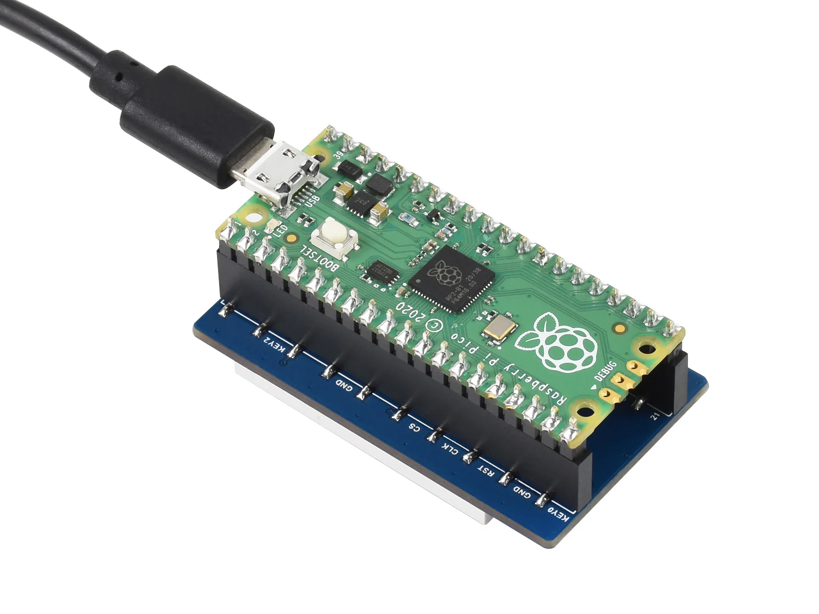 Waveshare 1.44inch LCD Display Module for Raspberry Pi Pico, 65K Colors, 128*128, SPI