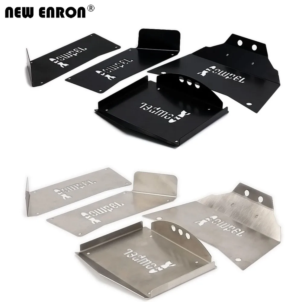 NEW ENRON Stainless Steel Body Armor Roof+Side+Hood Panel #AX31327 Upgrade Parts for RC Crawler Car 1/10 Axial RR10 90048 90053