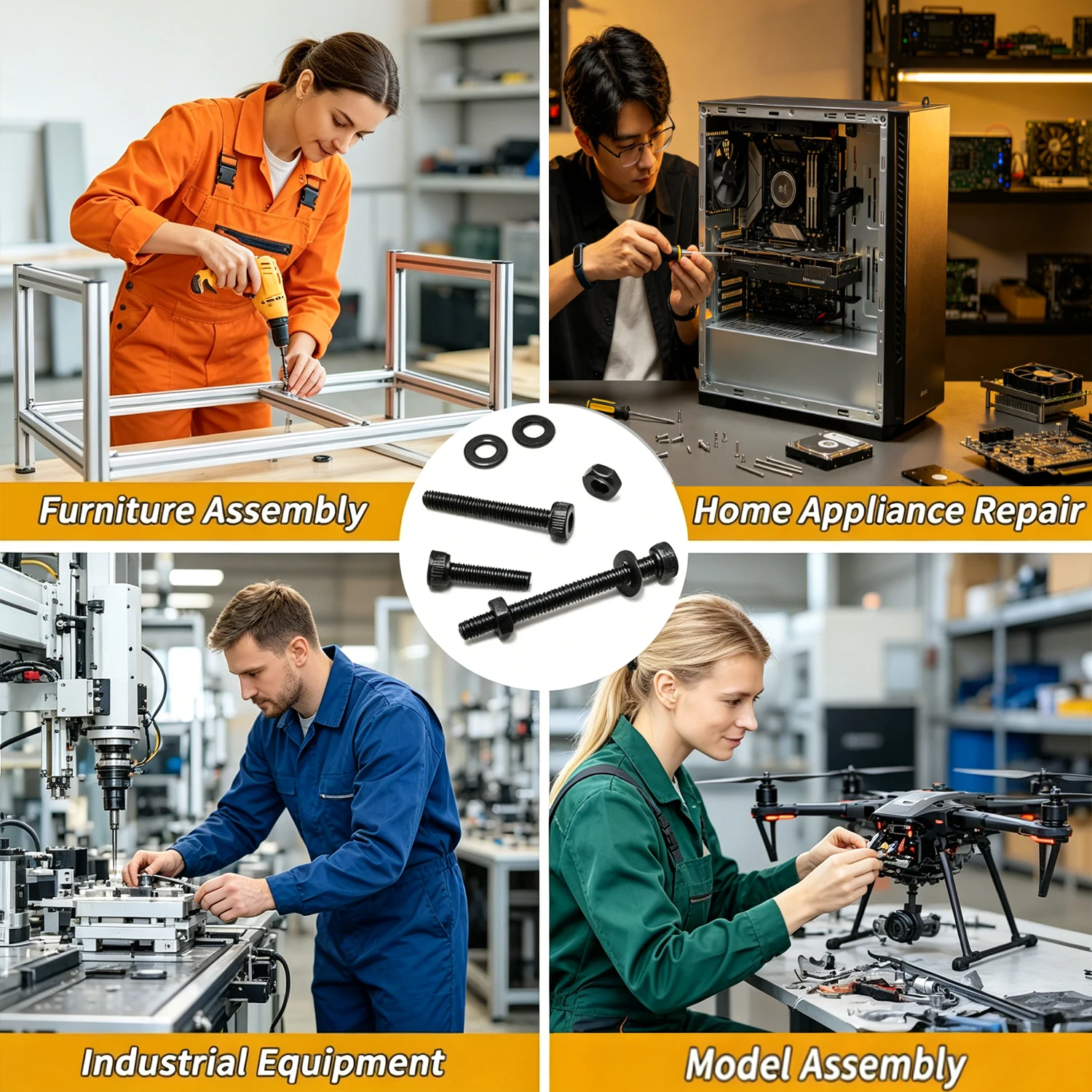 M3 Schwarze Innensechskantschr – Diy Electronics Tool Kit Bewertung und Preis