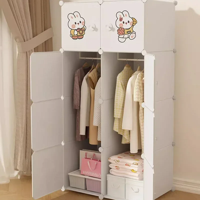 Organizer Partitions Wardrobe Storage Clothes Cupboard Bedroom Closet Display Minimalist Modern Guarda Roupa Home Furniture