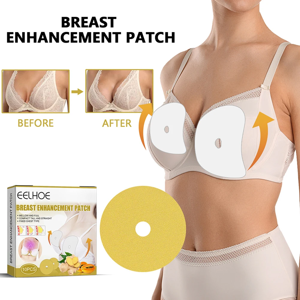 10pcs Breast Enhancers Pads Plant Ingredients Breast Patches Care Breast Lifting Firming Bust Enlargement Lifting Patch Sexy