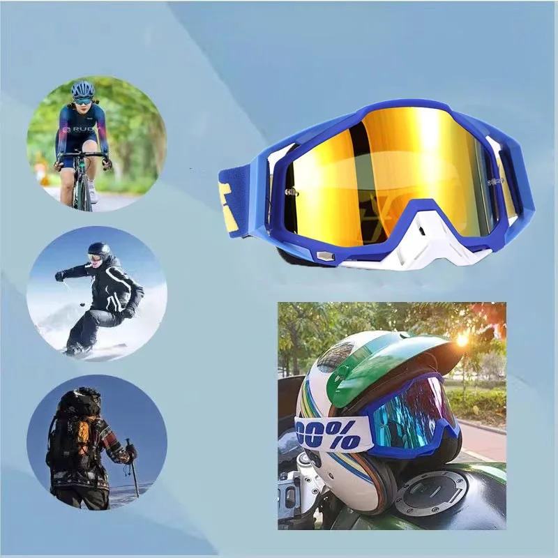 نظارات الدراجات النارية نظارات ركوب الدراجات في الهواء الطلق على الطرق الوعرة التزلج الرياضة MX ATV الترابية دراجة سباق نظارات موتوكروس نظارات الدراجة جوجل #2