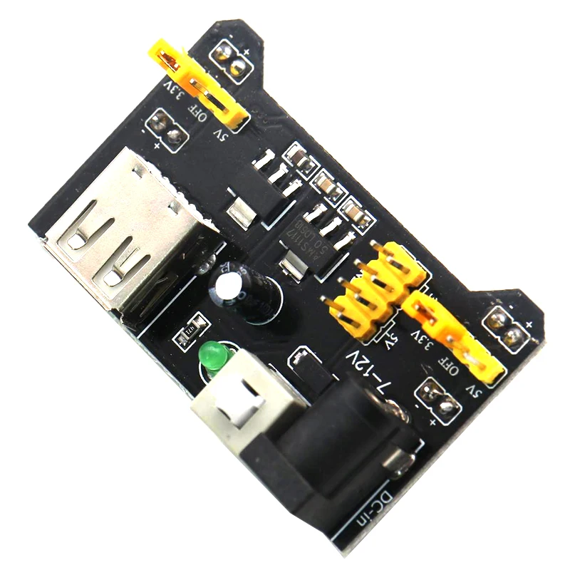 5PCS Breadboard Power Module Breadboard Module Breadboard Power Module Compatible with 5V, 3.3V