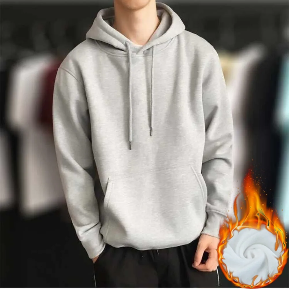 

Autumn Winter Unisex Men Streetwear Zip Up Hoodie Loose Long Sleeve Sweatshirt Tracksuit Large Size Relaxed Casual Clothing