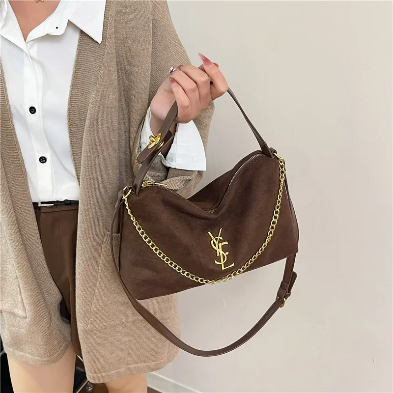 حقيبة كتف عصرية كبيرة الحجم، حقيبة كروس نسائية لعام 2025، محفظة يومية ذات سعة كبيرة، أنيقة وعملية #3