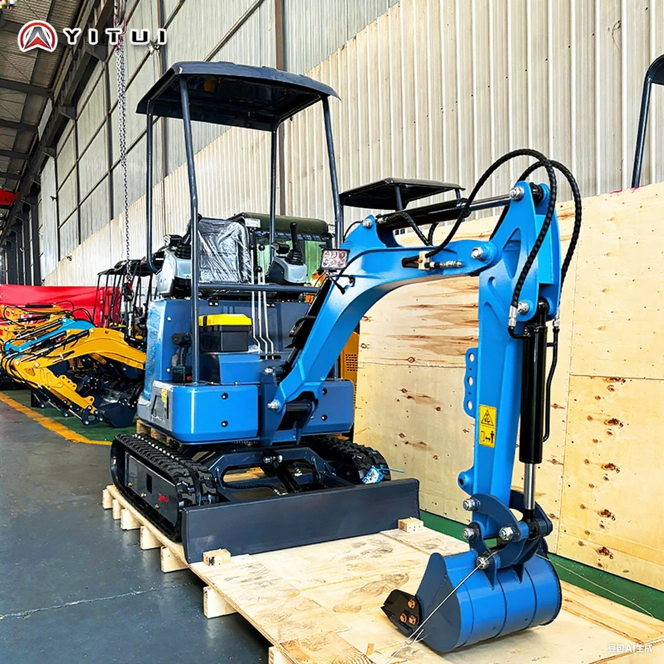 2025 New Mini Excavator 2.0s Compact Excavator Diesel Breaker Compatible Ce For Concrete Crushing Customized Mini Excavator