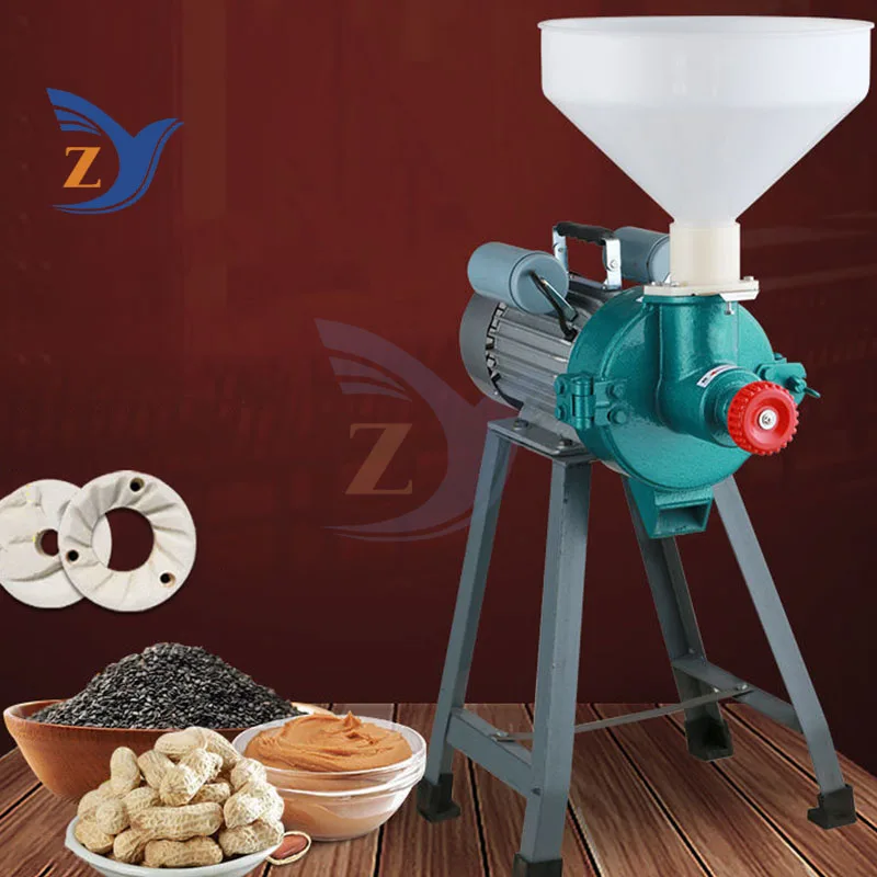Sesame Peanut Butter Machine Large Capacity Dry and Wet Grinding Soybean Household Pepper Mill Multifunctional Rice Pulp Beater