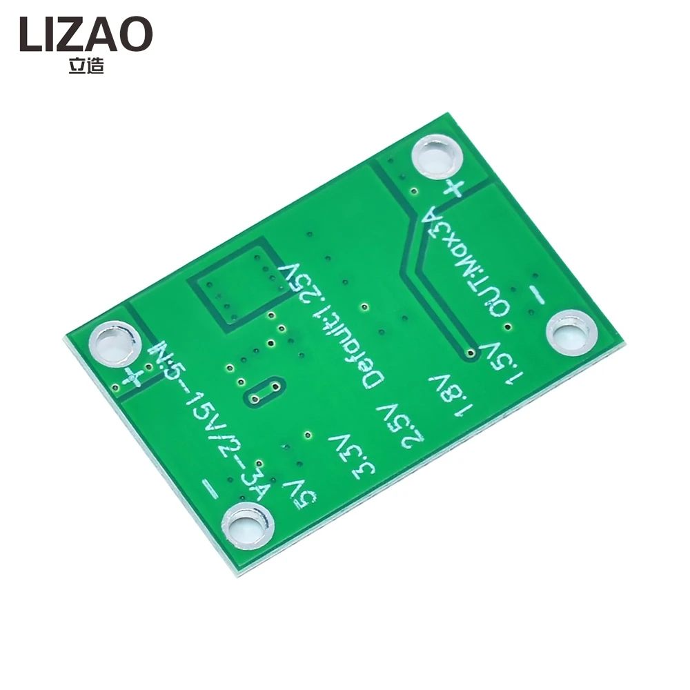 LIZAO Adjustable DC-DC Step Down Power Module MP1495 5V-16V to 1.25V 3.3V 5V Universal Voltage Regulator Board