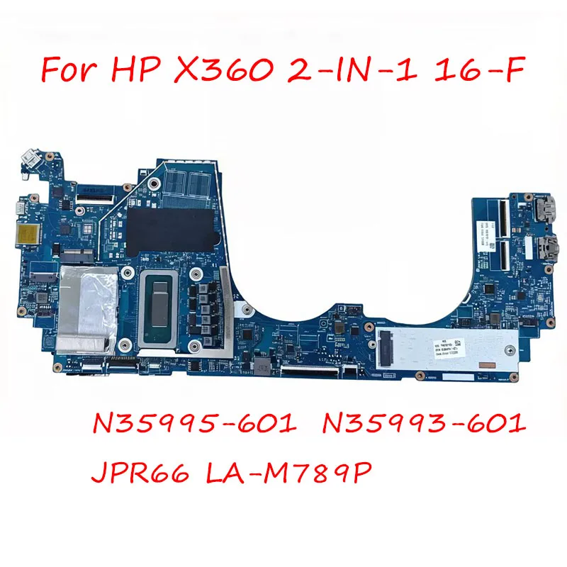 LA-M789P JPR66 Notebook Motherboard for HP X360 2-in-1 16-F 13th Gen i7-13700H i7-1360P 16GB Working Good N35995-601 N35993-601