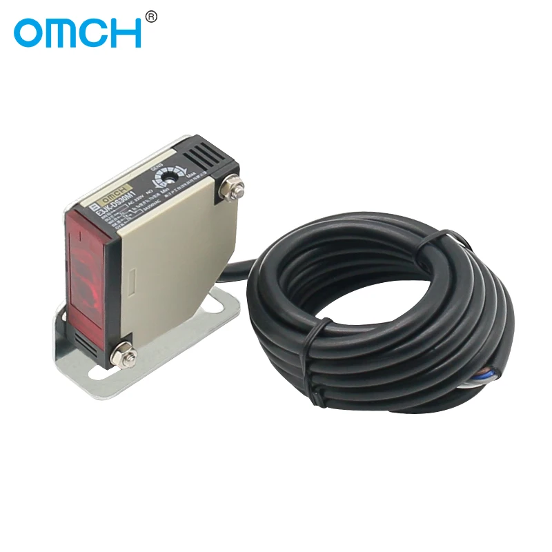 OMCH Diffuse Reflection E3JK Inductive Photoelectric Switch E3JK-DS30M1 AC DC Detection Distance 30cm