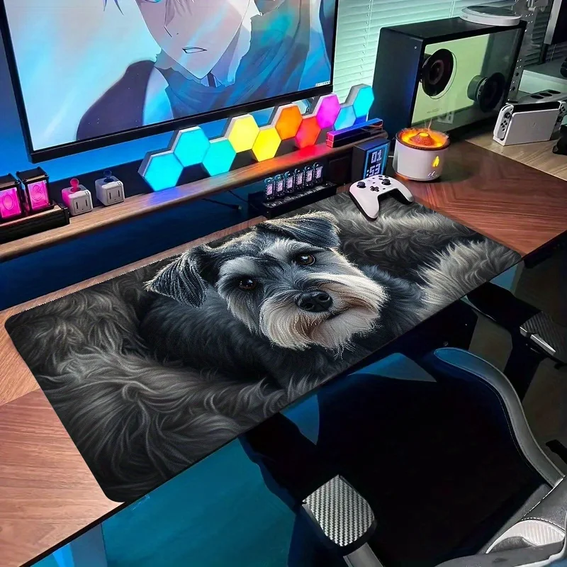 

Игровой коврик для мыши, большой настольный коврик с тканевой поверхностью, нескользящая резиновая основа для ПК, ноутбука, клавиатуры, офисного стола, подарок, аксессуары, профессиональный.