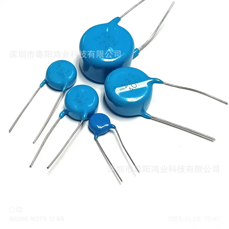 10PCS 222=2200PF1KV 2KV 3KV 4KV 6KV 10KV 15KV 20KV 30KV 35KV High Voltage Ceramic Capacitor