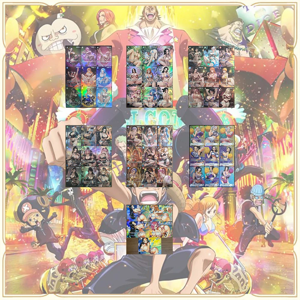 Japanese Anime One Piece DIY ACG Charlotte Linlin Charlotte Pudding Advanced Sparkling Collectible Card Christmas Birthday Gift