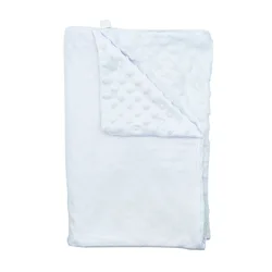 3pcs Sublimation DIY White Blank Short Plush Double Layer Baby Blanket Size 30*40Inch