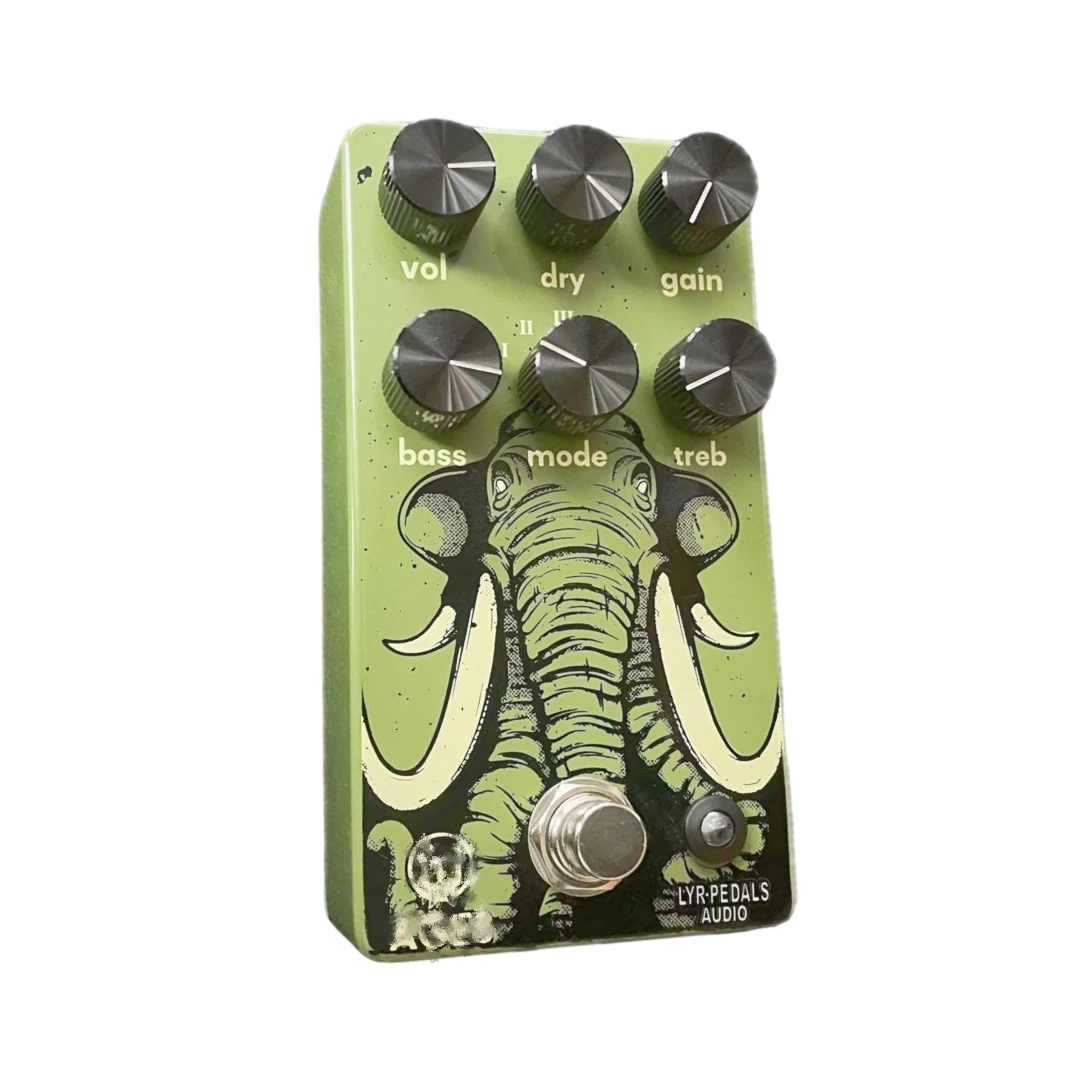 LYR PEDALS LY ROCK: Guitar OVERDRIVE pedals Five-State Overdrive,Innovative function of high-speed drive，Green