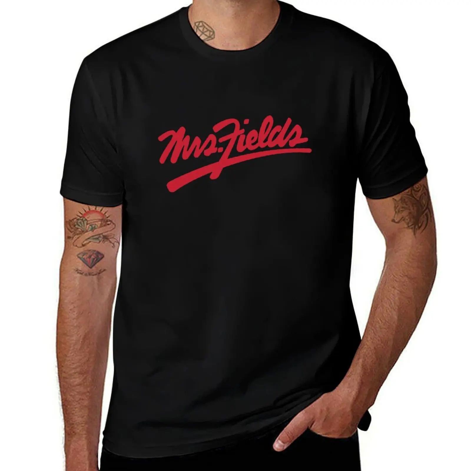 Camiseta Mrs. Fields Cafe and Resto, camiseta deportiva de algodón de manga corta