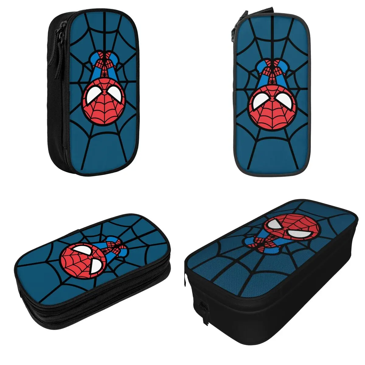 Spider Man Hanging Upside Down Pencil Cases Creative Pen Holder Bag Student Large Storage School Supplies Gifts Pencilcases