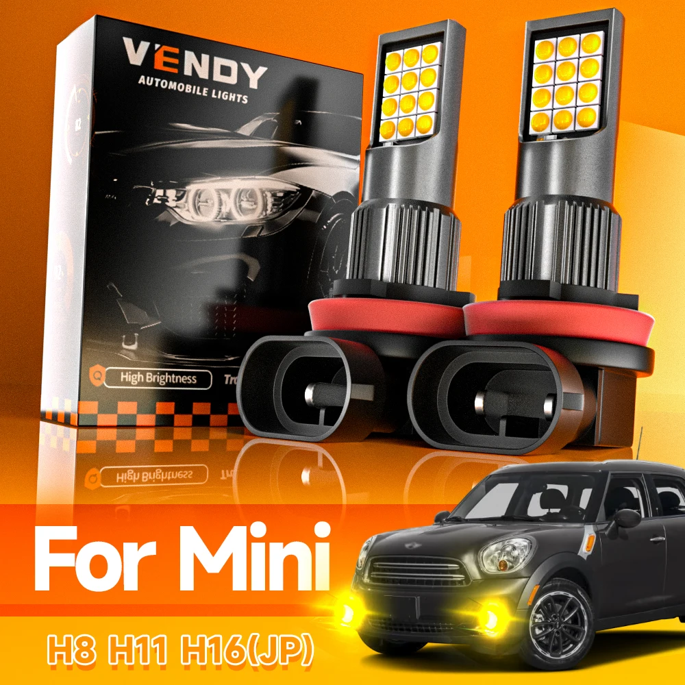 2x LED Nebelscheinwerfer Blub H8 H11 Lampe Canbus Kein Fehler Für Mini Cooper R50 R53 F55 F56 R56 F54 R55 F57 R52 R57 R60 R58 R61 R59