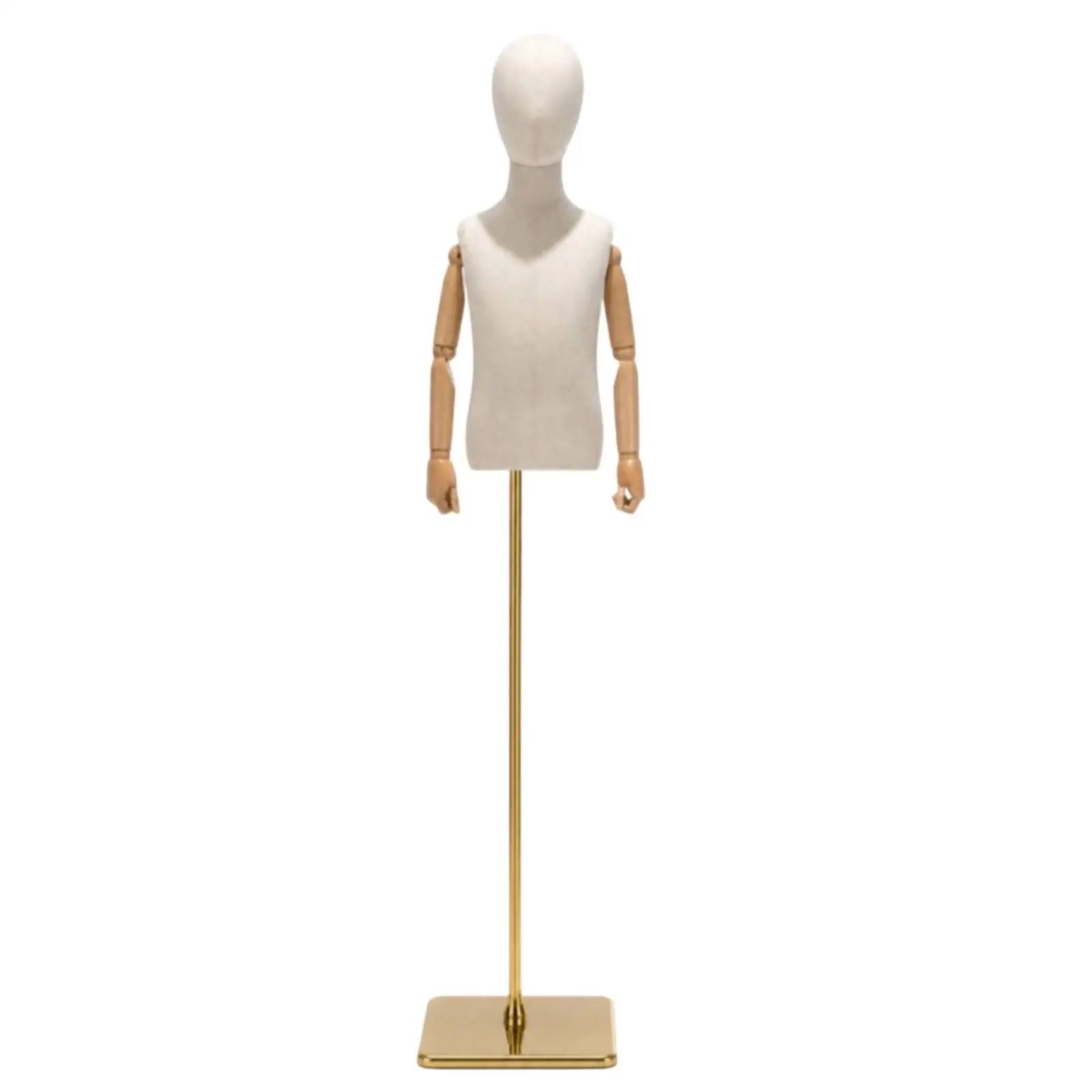 Kids Mannequin with Fabric Cover for Sewing Practice and Childrens Apparel Store Display