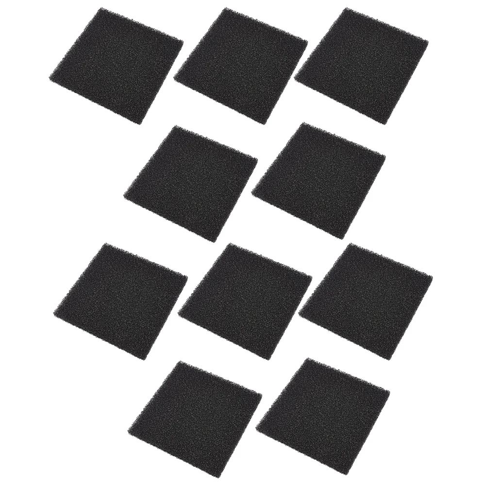 5/10pcs Activated Carbon Filter Sponge 13x13x1cm For Smoke Evacuator Deodorizing Filter Cotton Household Exhaust Fan Accessories