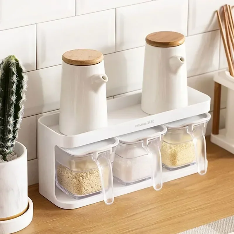 

Box, Solution Storage Seasoning Rack Seasoning Box Perfect for - The Your Organizing And Bottle, Salt Can