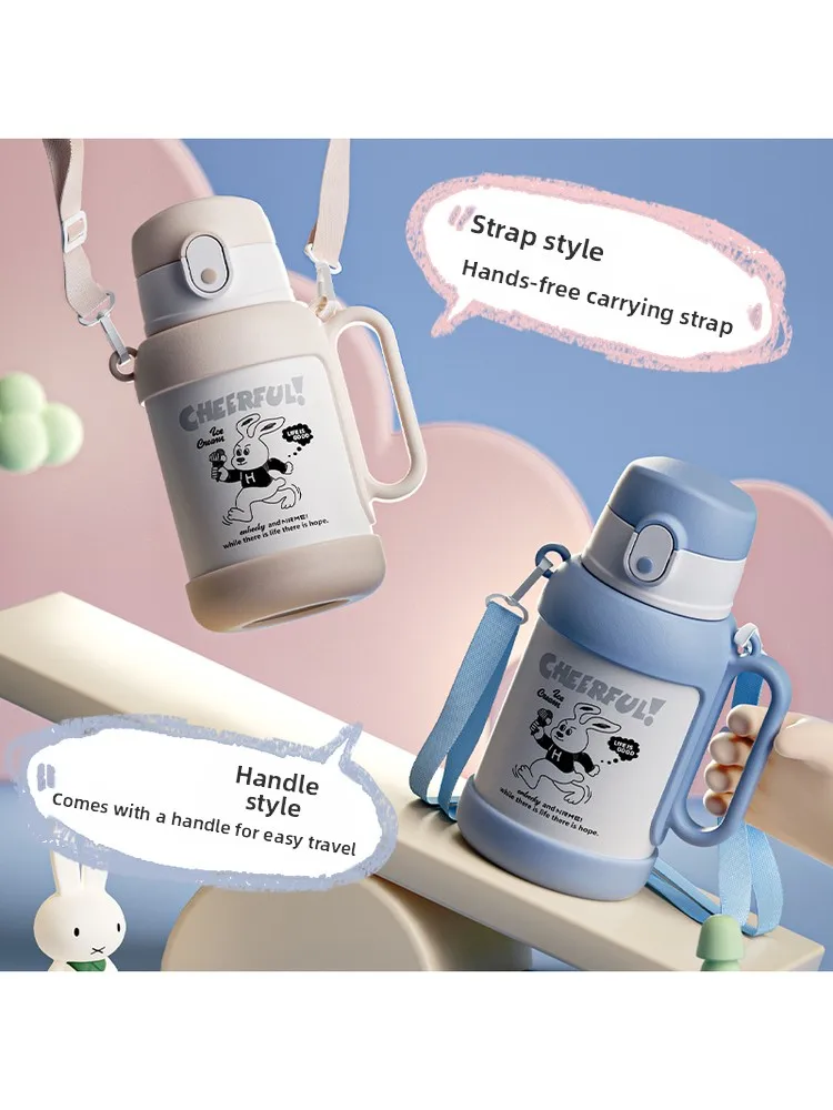 Children's 36 Stainl Steel Insulated Water Bottle Smart Temperature Display St Cup Kindergarten Special Leakproof Ther...
