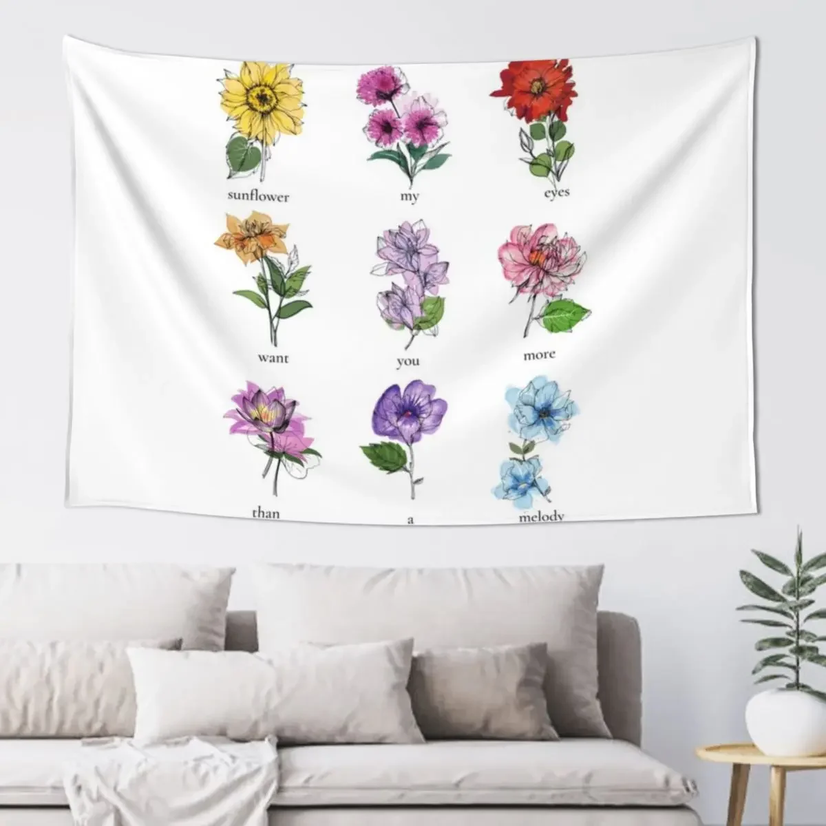 

sunflower vol. 6 - color Tapestry Wall Decoration Items Nordic Home Decor House Decorations Tapestry