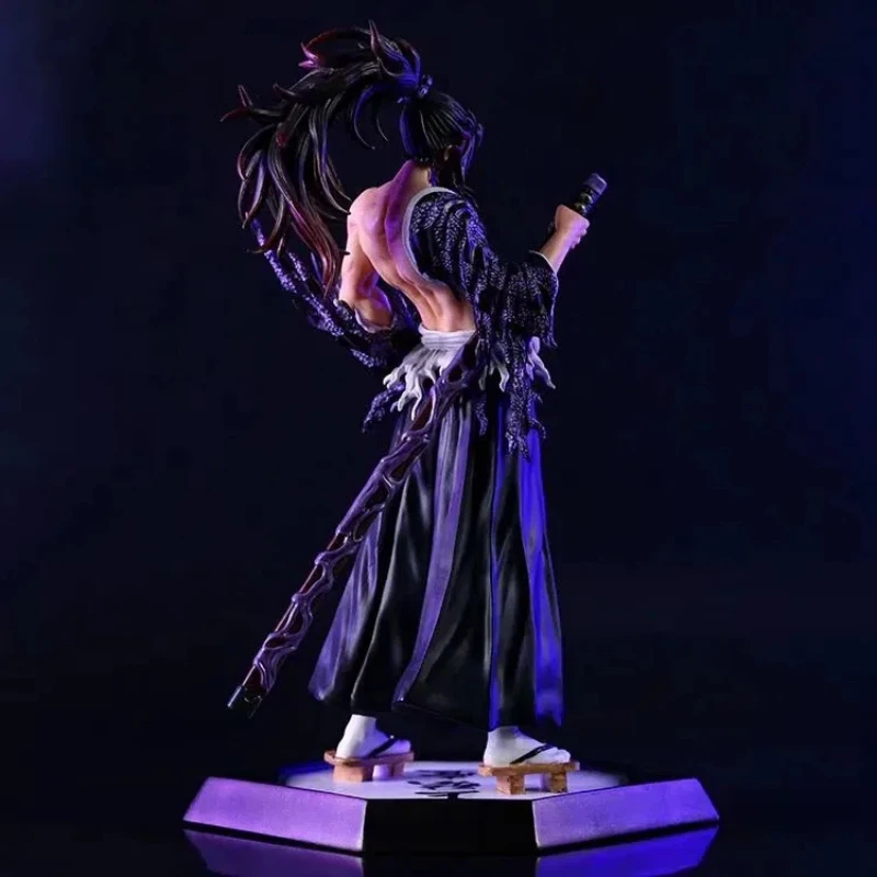 アニメデーモンスレイヤー黒死牟立姿勢アクションフィギュア PVC