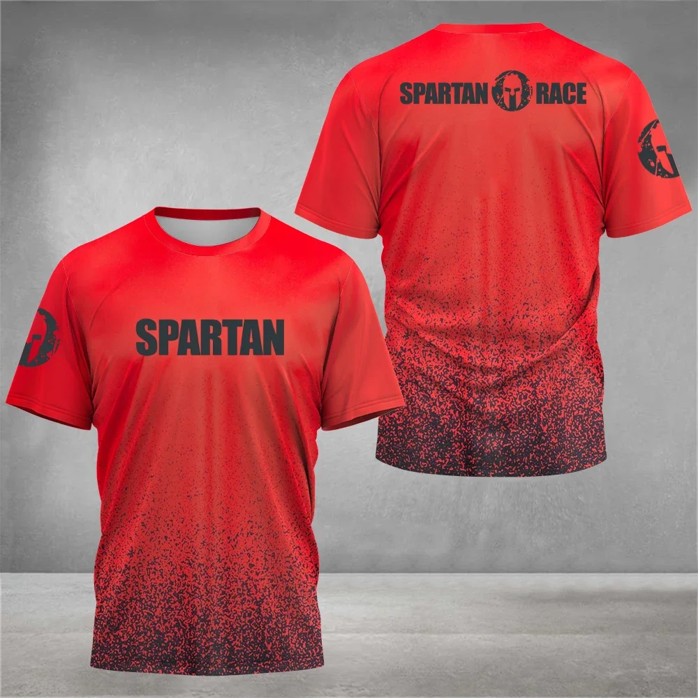 2024 New Spartan Graphic 3D Printed T-Shirt Men\'s GYM Fitness Compression Short Sleeve T-Shirt Breathable O-Neck T-shirts Top