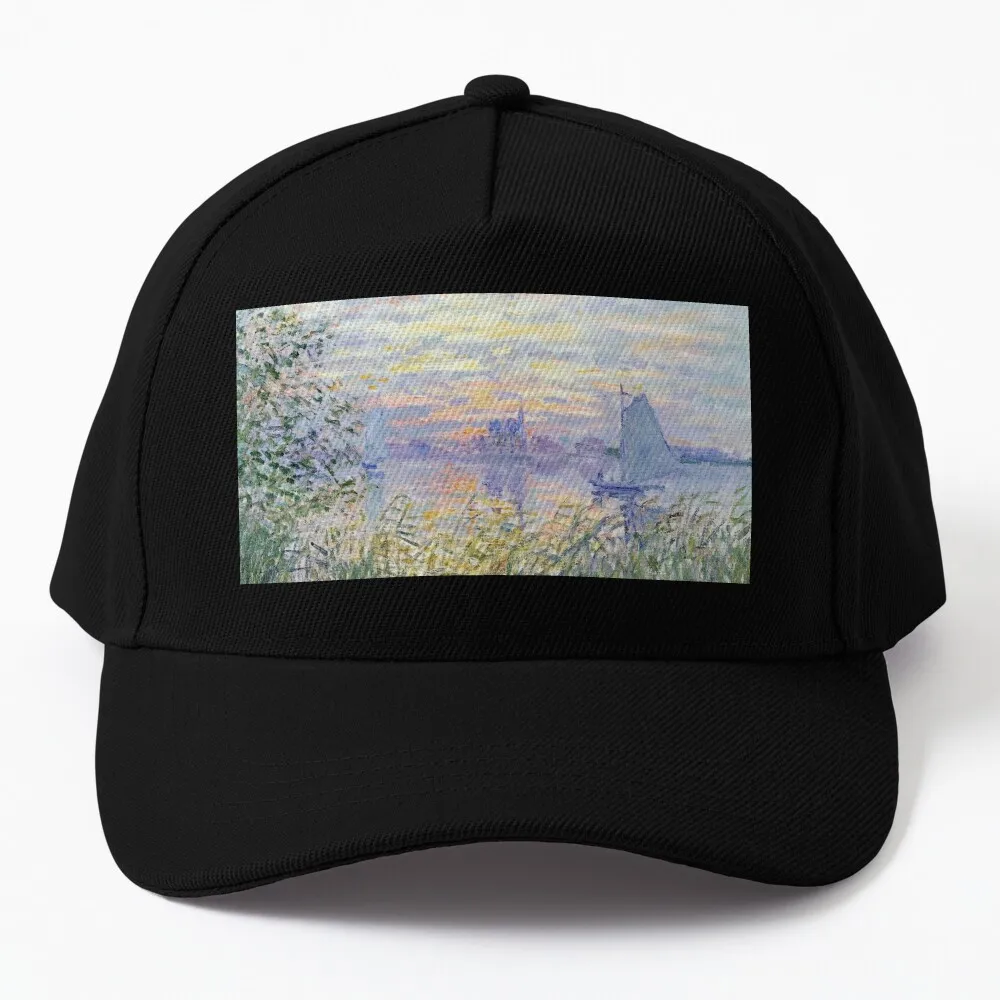 Claude Monet Soleil Couchant Sur la Seine à Lavacourt - Sunset on The Seine Baseball Cap Brand Man Caps Hat For Men Women's