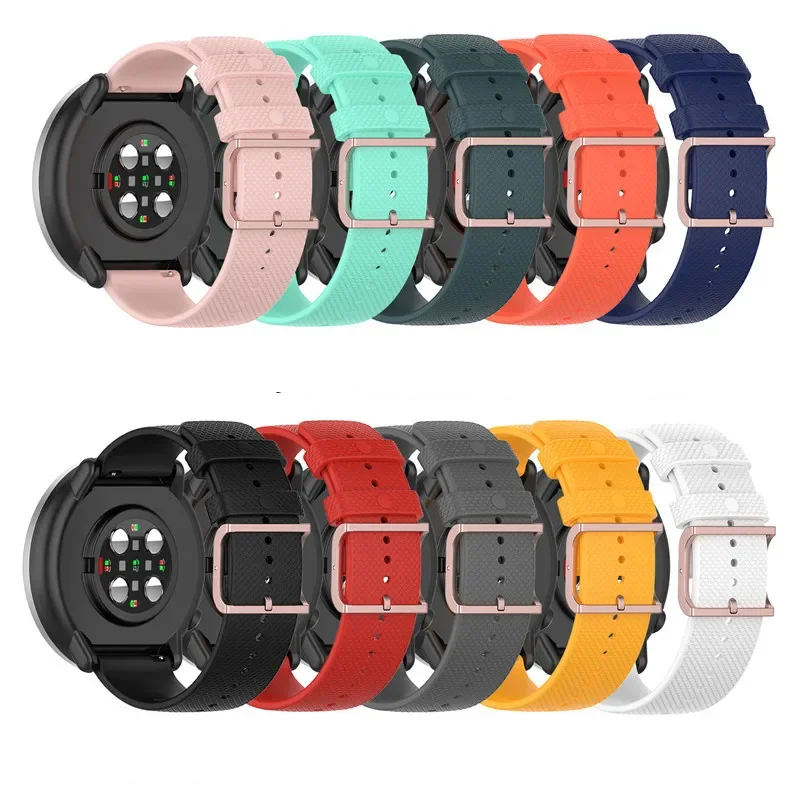 20mm/22mm Silikon band für amazfit gts/2/2e/gts2 mini/gtr 42mm/47mm/gtr2/2e/stratos 2/3 Sport uhr Armband amazfit bip Armband