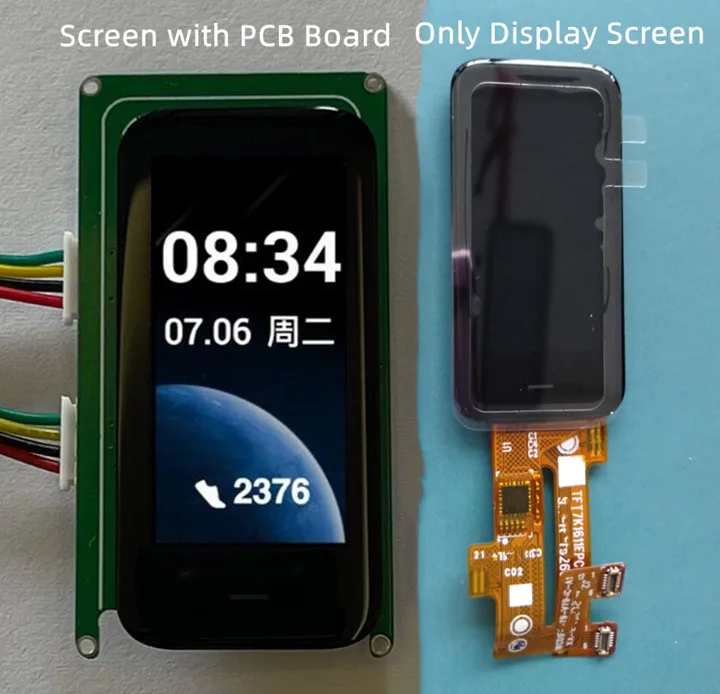 IPS 0.96 inch TFT LCD IIC Capacitive Touch Screen with Adapter Board ST7735 Drive IC IT7259 Touch ICSPI Interface 80*160