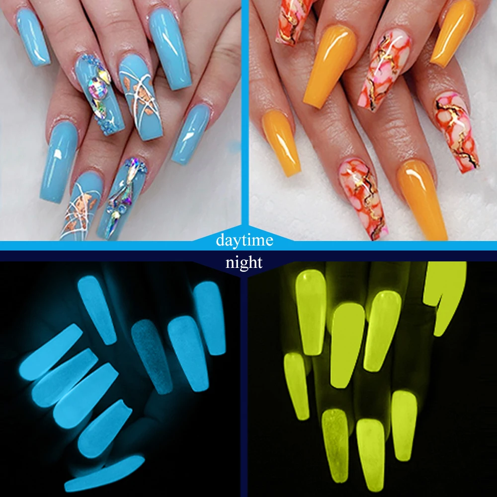 MIZHSE-Verhéritage à Ongles Gel Brcorporelle dans le Noir, Couche de Finition en Fil Néon, UV LED, à Tremper, pour Nail Art, Manucure