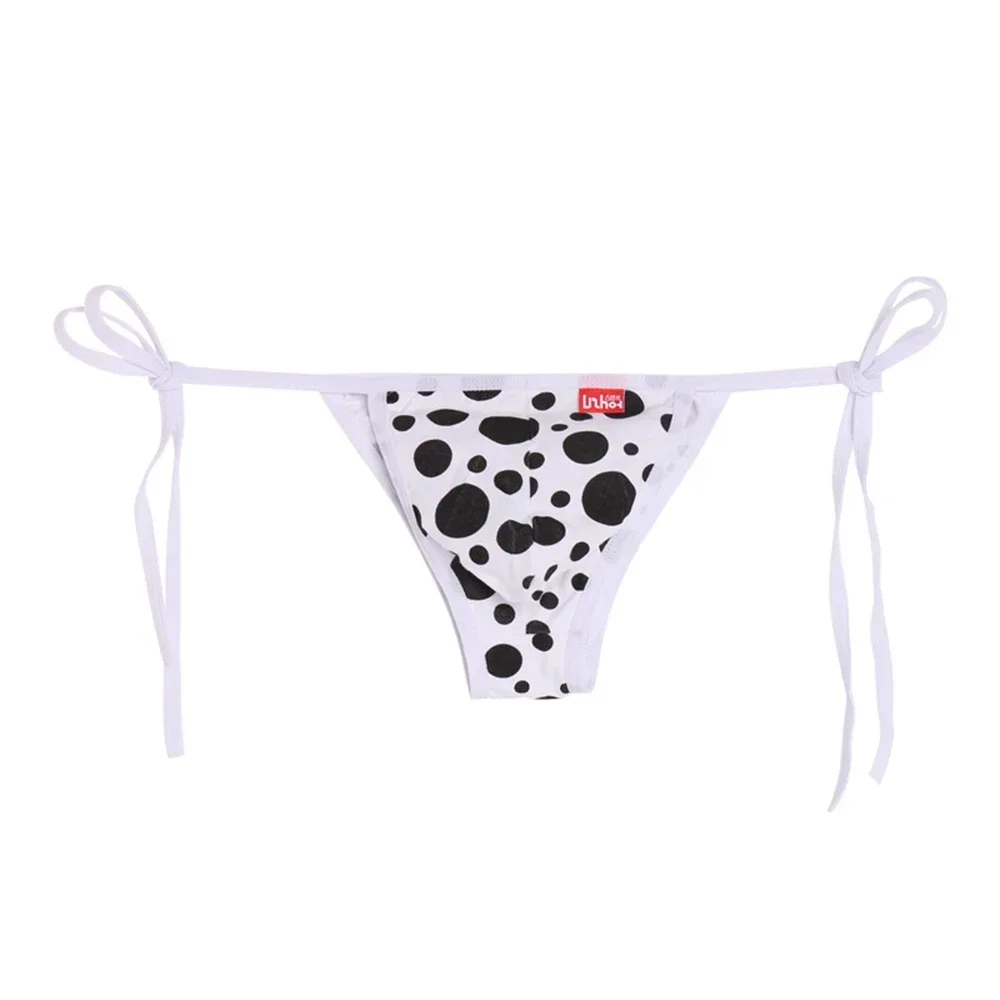

Cotton Briefs For Men Ultra-Thin T-Back U Convex Pouch Lingerie Sexy Bikini Low Waist Underwear Breathable Panties Trunks