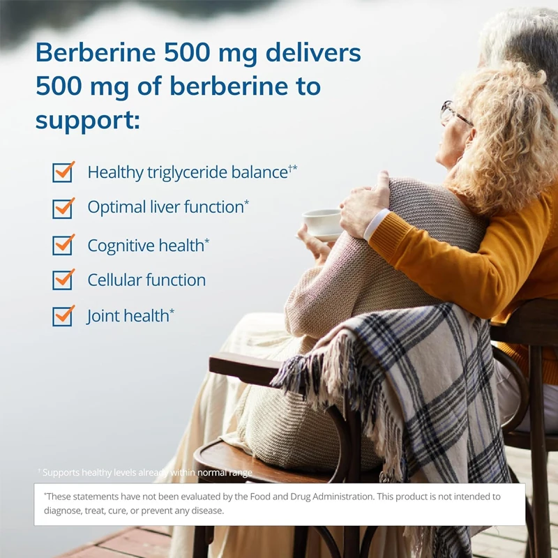 Berberine 500mg -60 capsules - Indian barbell - Metabolic support - Non GMO, vegan